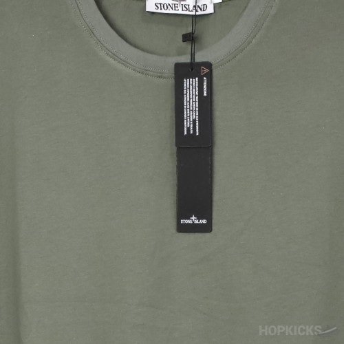 SI With Logo Patch On The Arm Olive T-shirt